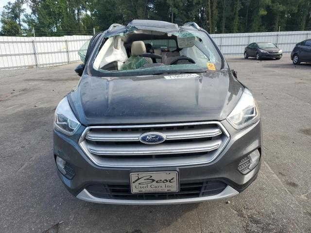 1FMCU9J97HUB74828 - 2017 FORD ESCAPE TITANIUM GRAY photo 5