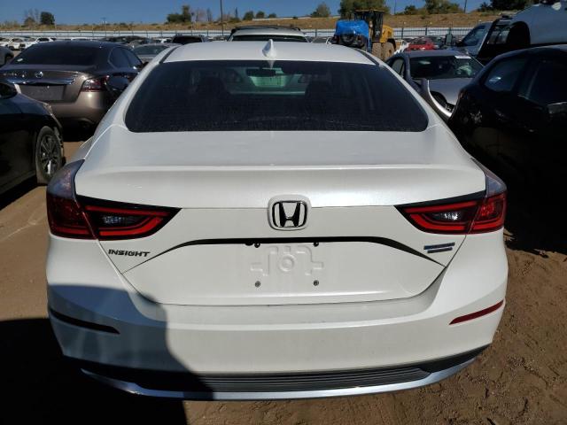 19XZE4F97KE002666 - 2019 HONDA INSIGHT TOURING WHITE photo 6