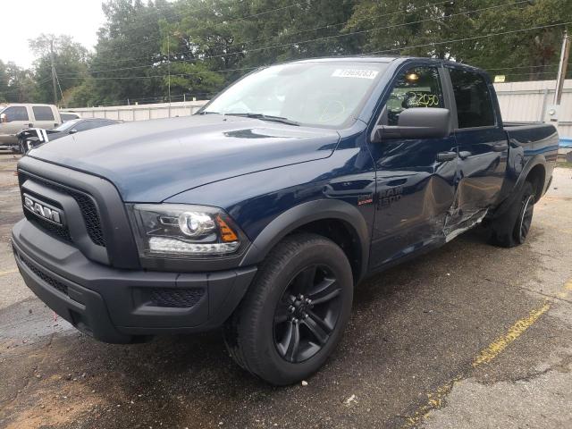 1C6RR7LT5NS163581 - 2022 RAM 1500 CLASS SLT BLUE photo 1