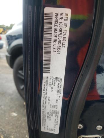 1C6RR7LT5NS163581 - 2022 RAM 1500 CLASS SLT ლურჯი ფოტო 12