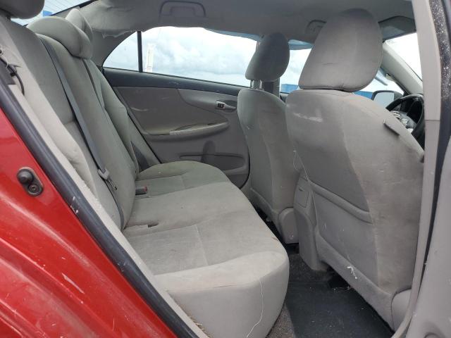 5YFBU4EE8CP068713 - 2012 TOYOTA COROLLA BASE RED photo 10