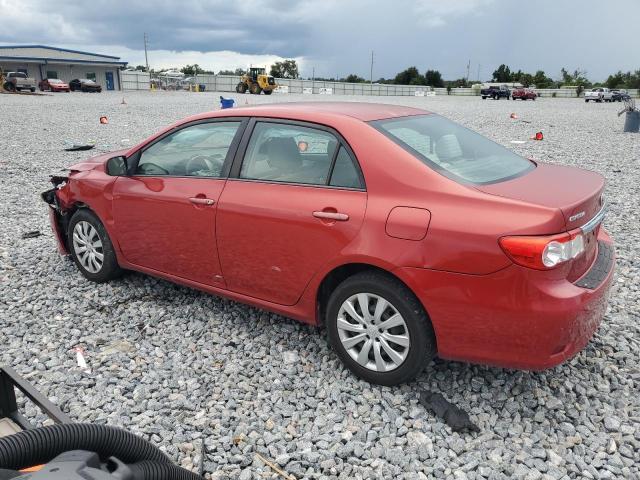 5YFBU4EE8CP068713 - 2012 TOYOTA COROLLA BASE RED photo 2