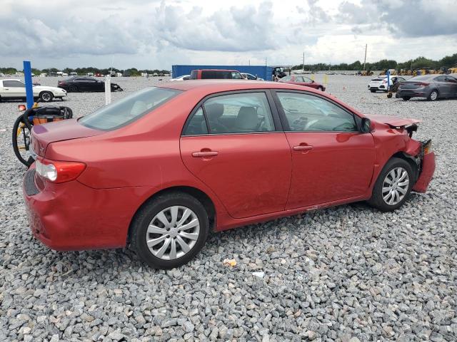 5YFBU4EE8CP068713 - 2012 TOYOTA COROLLA BASE RED photo 3