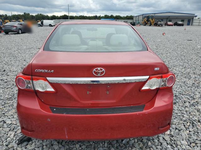5YFBU4EE8CP068713 - 2012 TOYOTA COROLLA BASE RED photo 6
