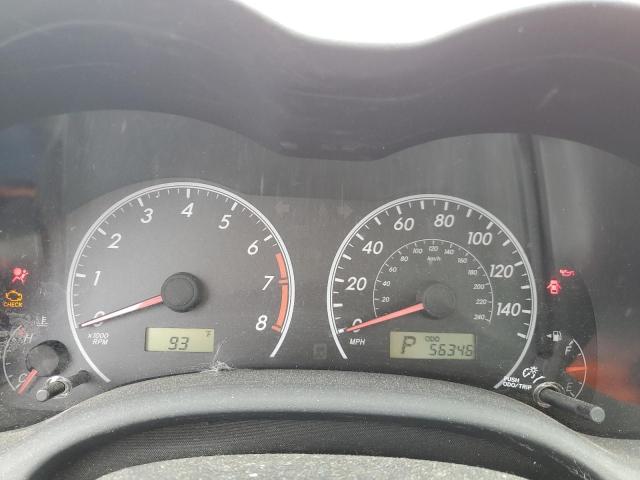 5YFBU4EE8CP068713 - 2012 TOYOTA COROLLA BASE RED photo 9