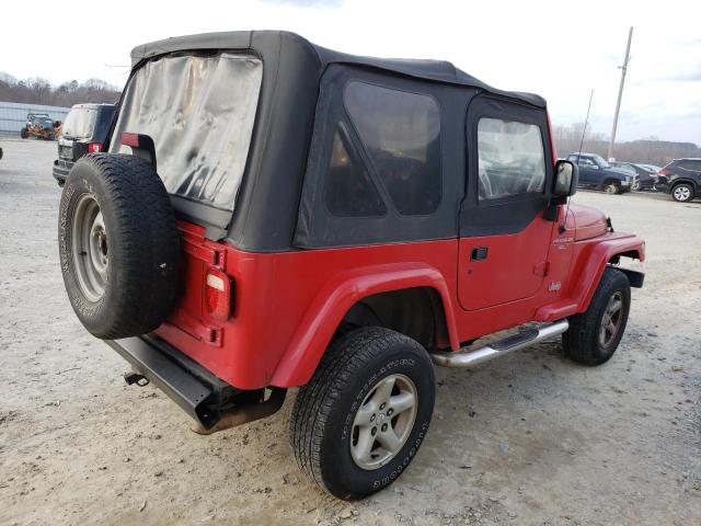 1J4FY19S1VP494813 - 1997 JEEP WRANGLER / SPORT RED photo 3