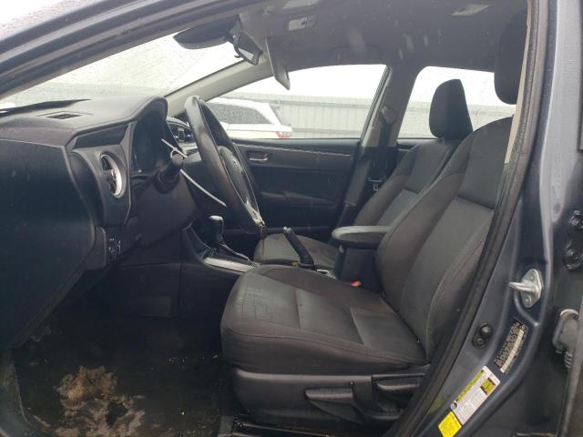 2T1BURHE7JC989505 - 2018 TOYOTA COROLLA L GRAY photo 7