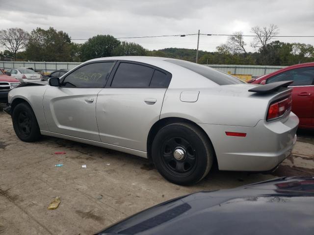 2B3CL1CT9BH588867 - 2011 DODGE CHARGER POLICE SILVER photo 2