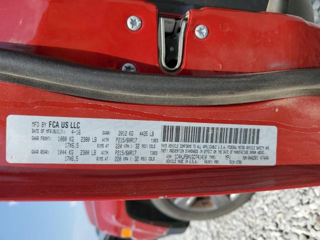 1C4NJPBA1GD741410 - 2016 JEEP PATRIOT SPORT RED photo 13