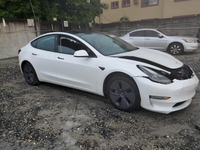 5YJ3E1EA7PF500576 - 2023 TESLA MODEL 3 白色 照片 4