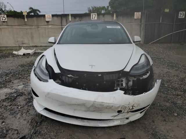 5YJ3E1EA7PF500576 - 2023 TESLA MODEL 3 白色 照片 5