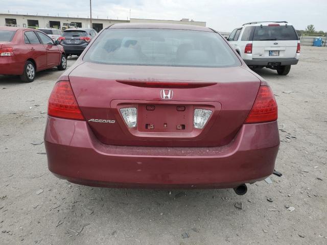 1HGCM55396A085121 - 2006 HONDA ACCORD SE BURGUNDY photo 6