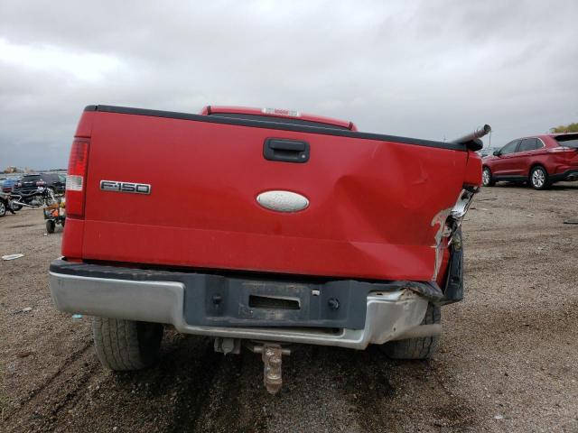 1FTPX14V17KC27492 - 2007 FORD F150 RED photo 6