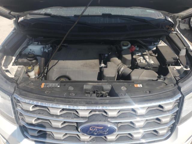 1FM5K8D89HGE06811 - 2017 FORD EXPLORER XLT WHITE photo 12