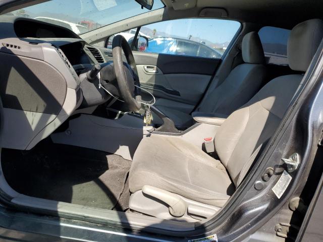 19XFB2F57CE387211 - 2012 HONDA CIVIC LX GRAY photo 7