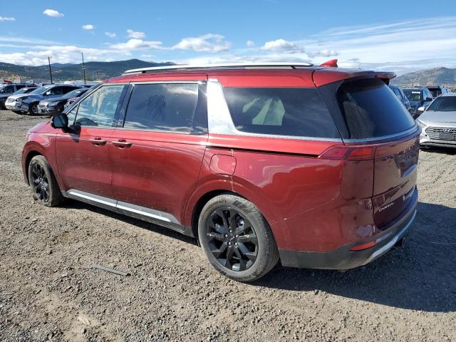 KNDNE5H33P6281964 - 2023 KIA CARNIVAL SX BURGUNDY photo 2