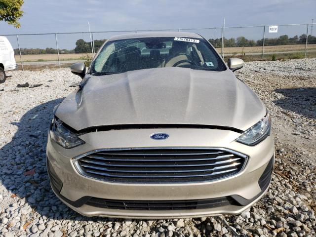 3FA6P0LU1KR121441 - 2019 FORD FUSION SE GOLD photo 5