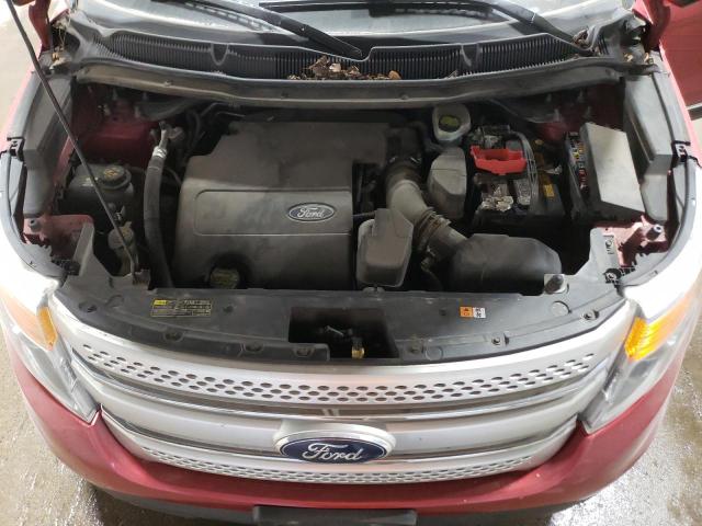 1FMHK8D80BGA32366 - 2011 FORD EXPLORER XLT RED photo 12