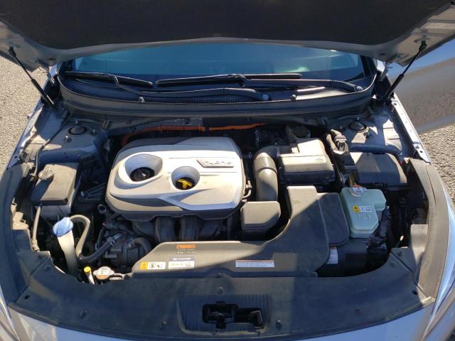 KMHE24L1XGA012720 - 2016 HYUNDAI SONATA HYBRID SILVER photo 11