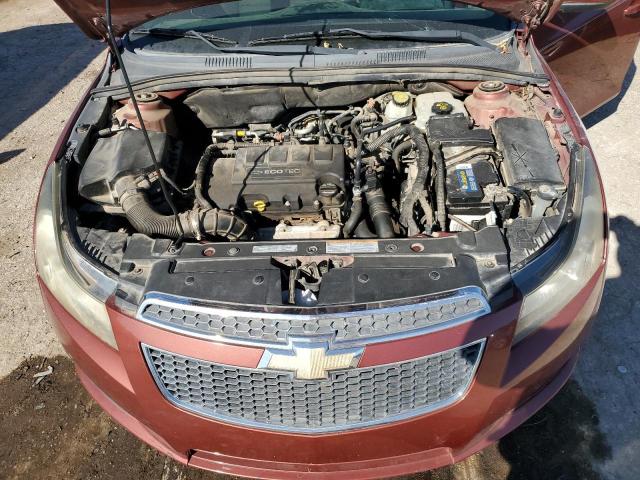 1G1PF5SC4C7272606 - 2012 CHEVROLET CRUZE LT 红色 照片 11