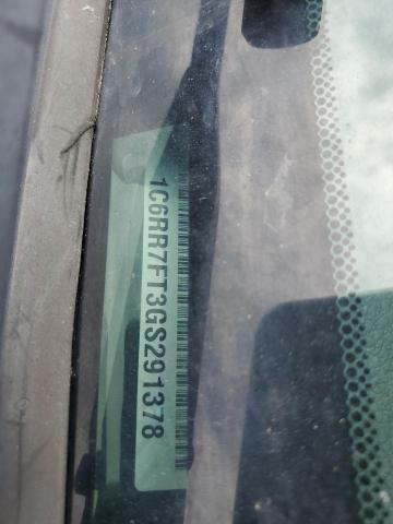 1C6RR7FT3GS291378 - 2016 RAM 1500 ST BLACK photo 12