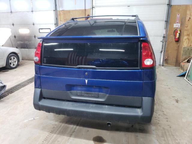 3G7DA03E94S565172 - 2004 PONTIAC AZTEK BLUE photo 6