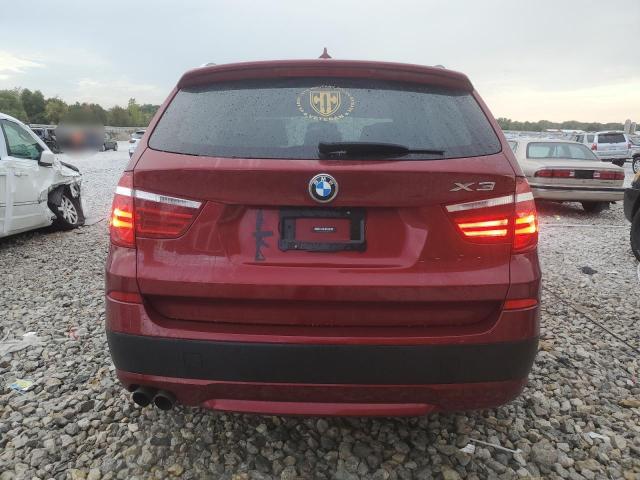 5UXWX5C52BL707532 - 2011 BMW X3 XDRIVE28I BURGUNDY photo 6