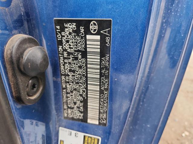 JTKJF5C7XFJ002438 - 2015 TOYOTA SCION TC 蓝色 照片 12