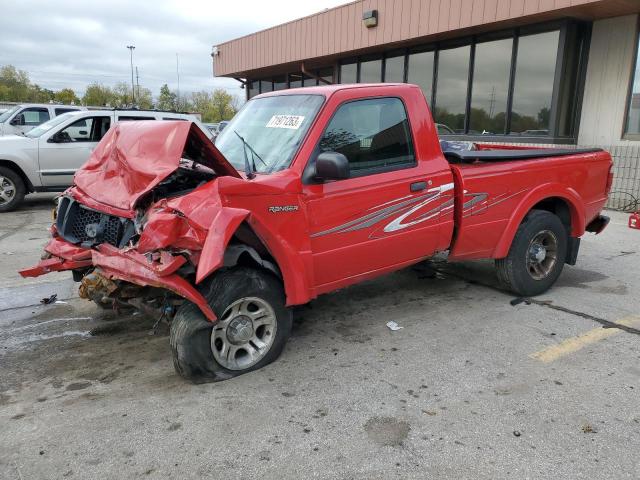 1FTYR10U74PA34970 - 2004 FORD RANGER RED photo 1