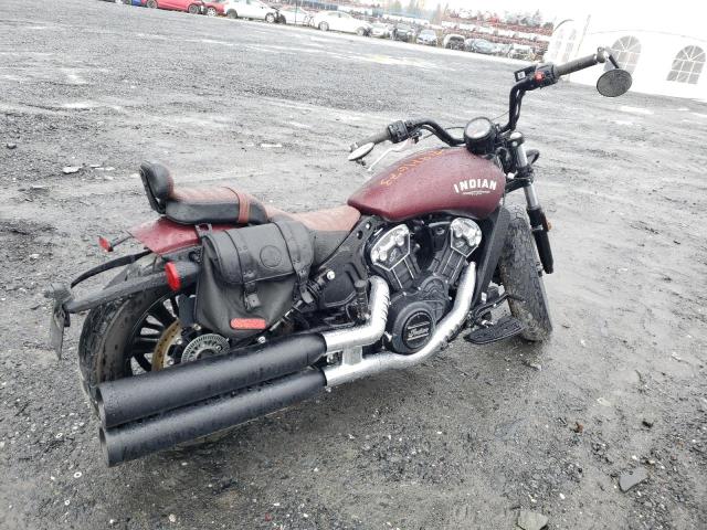 56KMTA008M3179725 - 2021 INDIAN MOTORCYCLE CO. SCOUT BOBBER ABS BURGUNDY photo 4