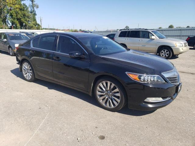 JH4KC1F92EC001134 - 2014 ACURA RLX ADVANCE BLACK photo 4