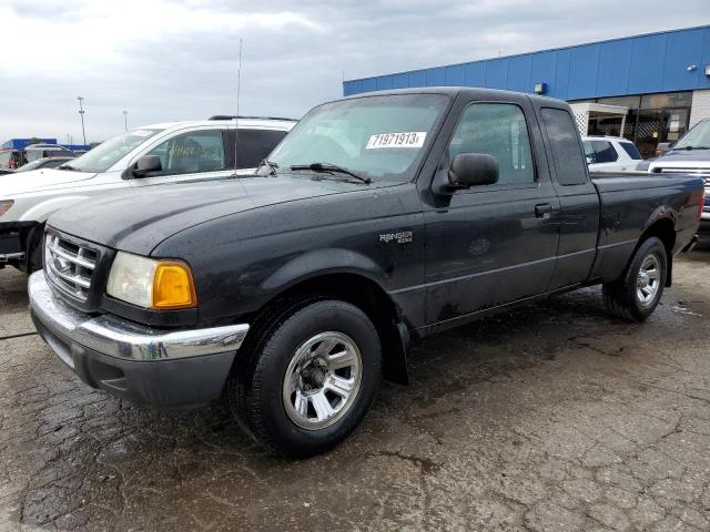 1FTYR44V13TA09931 - 2003 FORD RANGER SUPER CAB BLACK photo 1