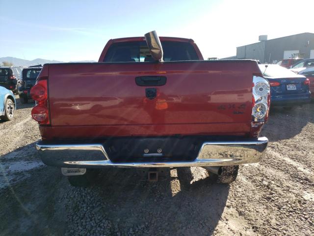 3D7KS29A87G767441 - 2007 DODGE RAM 2500 RED photo 6