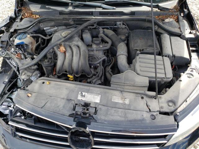 3VW2K7AJ2FM424303 - 2015 VOLKSWAGEN JETTA BASE BLACK photo 11