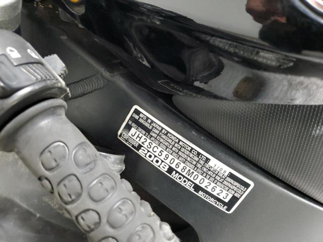 JH2SC59068M002623 - 2008 HONDA CBR1000 RR GRAY photo 13