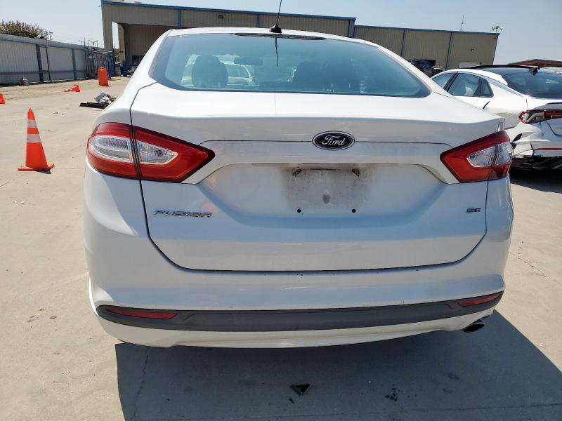 3FA6P0H79DR195857 - 2013 FORD FUSION SE WHITE photo 6