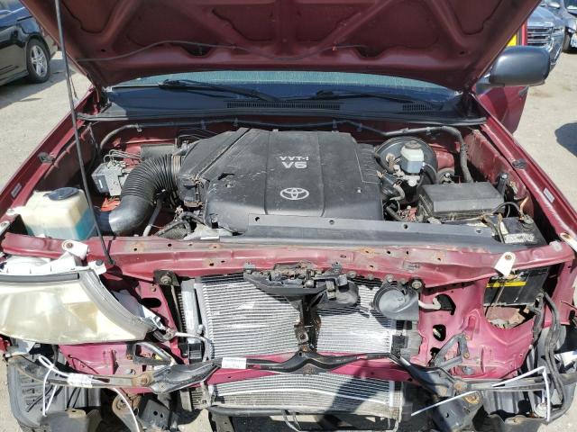 5TEUU42N27Z374545 - 2007 TOYOTA TACOMA ACCESS CAB RED photo 11
