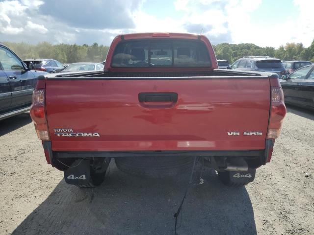 5TEUU42N27Z374545 - 2007 TOYOTA TACOMA ACCESS CAB RED photo 6