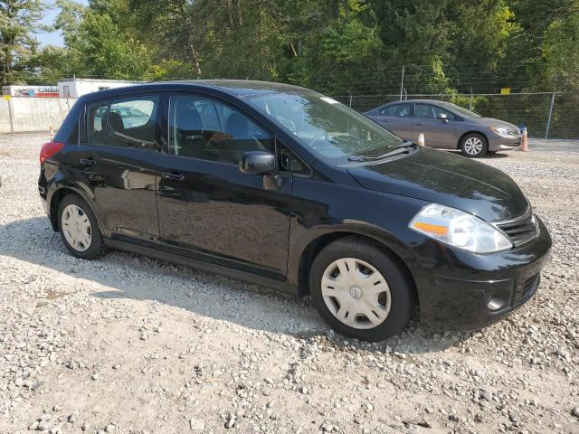 3N1BC1CP2BL407633 - 2011 NISSAN VERSA S BLACK photo 4