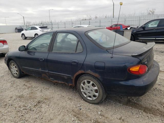 KMHJF25F1YU915676 - 2000 HYUNDAI ELANTRA GL BLUE photo 2