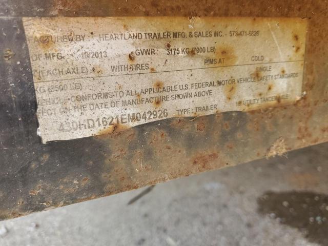 430HD1621EM042926 - 2013 HEARTLAND UNKNOWN Czarny zdjęcie 10