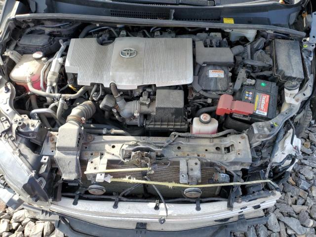 JTDKARFP1H3049636 - 2017 TOYOTA PRIUS PRIM ნაცრისფერი ფოტო 12