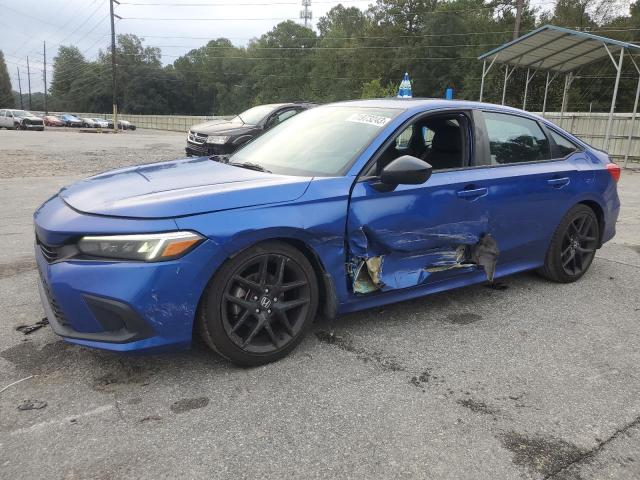 2HGFE2F57NH526088 - 2022 HONDA CIVIC SPORT 蓝色 照片 1