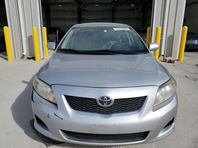 2T1BU4EE4AC516572 - 2010 TOYOTA COROLLA BASE SILVER photo 5