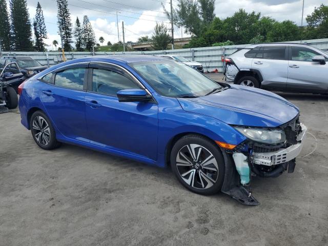 19XFC1F3XJE002873 - 2018 HONDA CIVIC EX ლურჯი ფოტო 4