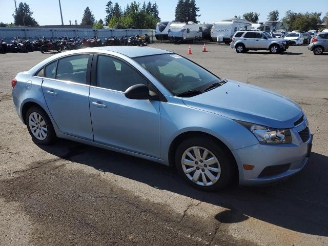 1G1PD5SH4B7181464 - 2011 CHEVROLET CRUZE LS BLUE photo 4