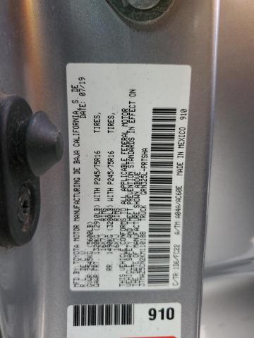 3TMAZ5CN2KM110188 - 2019 TOYOTA TACOMA DOUBLE CAB SILVER photo 13