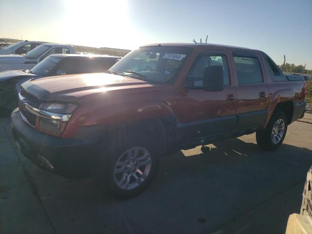 3GNEC13T53G133739 - 2003 CHEVROLET AVALANCHE C1500 ORANGE photo 1