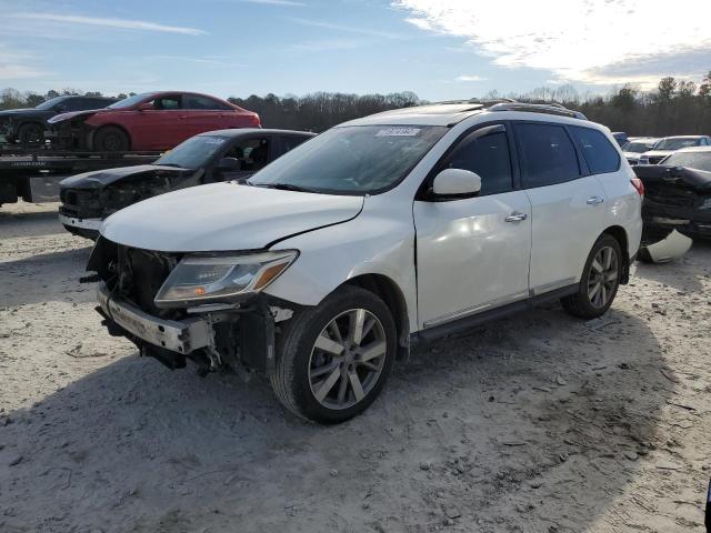 5N1AR2MM7DC675170 - 2013 NISSAN PATHFINDER S WHITE photo 1