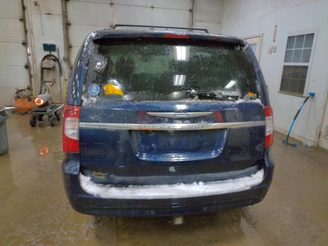 2C4RC1CG7ER286018 - 2014 CHRYSLER TOWN & COU TOURING L BLUE photo 6